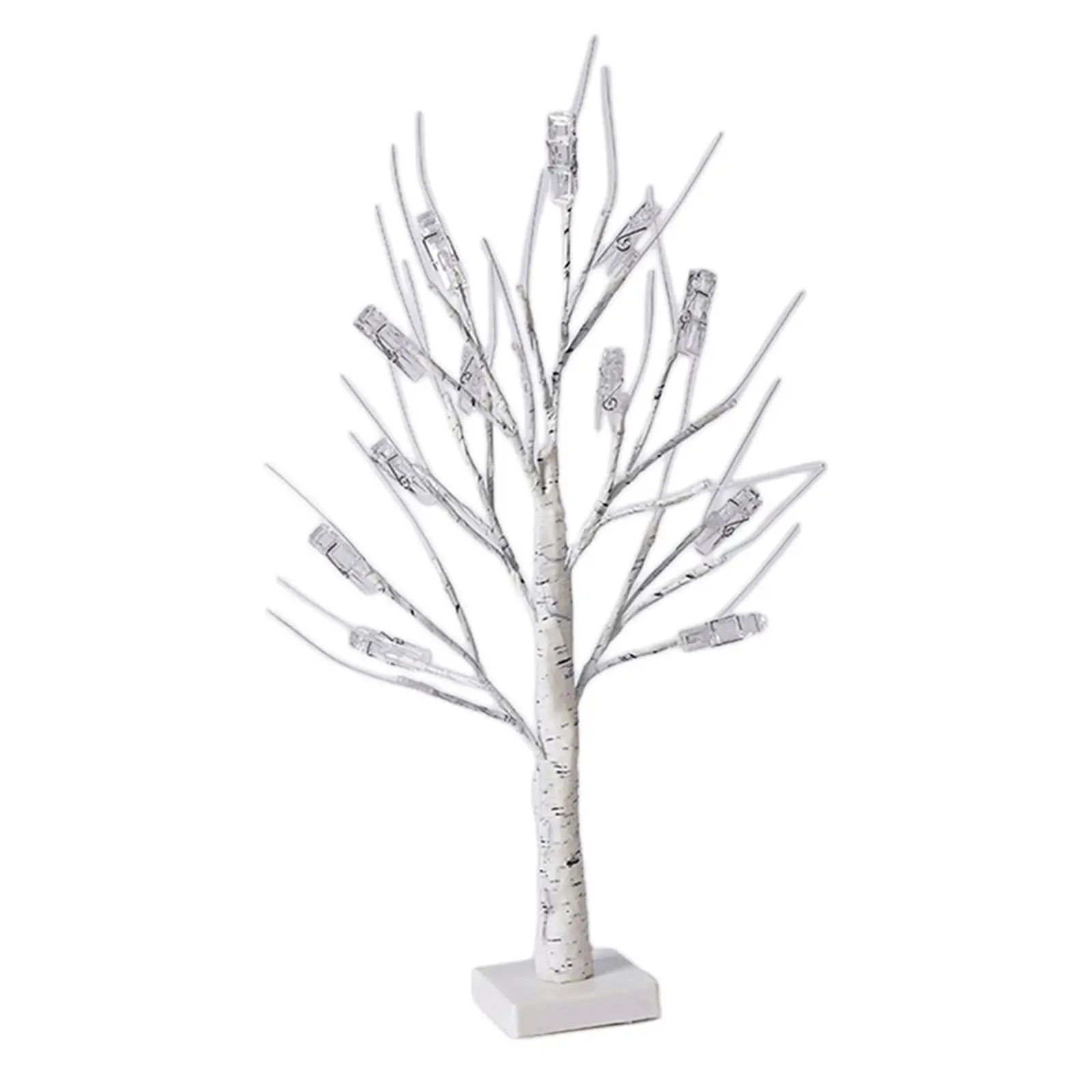 Tree with Lights Display Trees Stands with Clips Memo Bedroom LED Nightlight