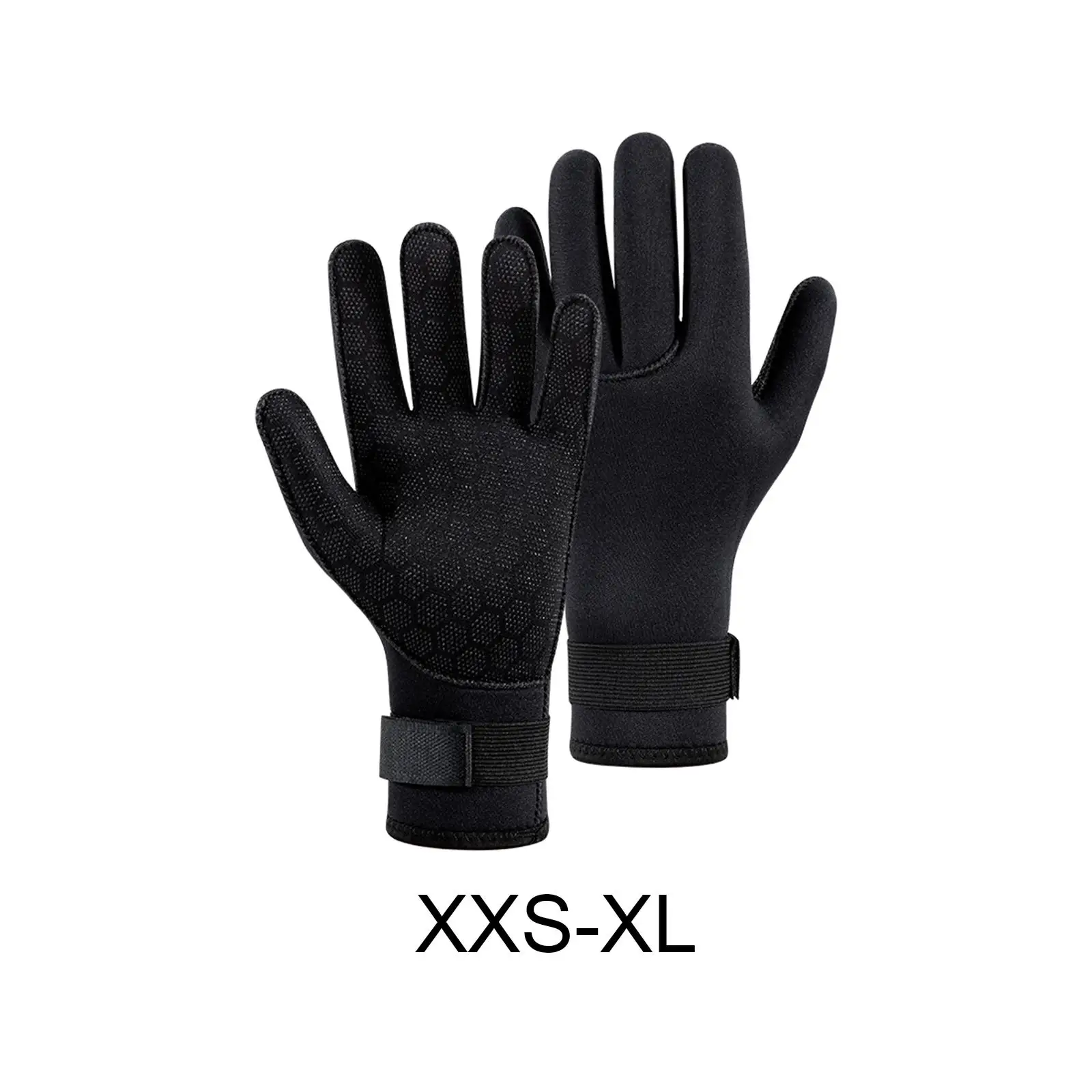 Diving Gloves Neoprene Gloves Wetsuit Gloves with Adjustable Strap Comfortable