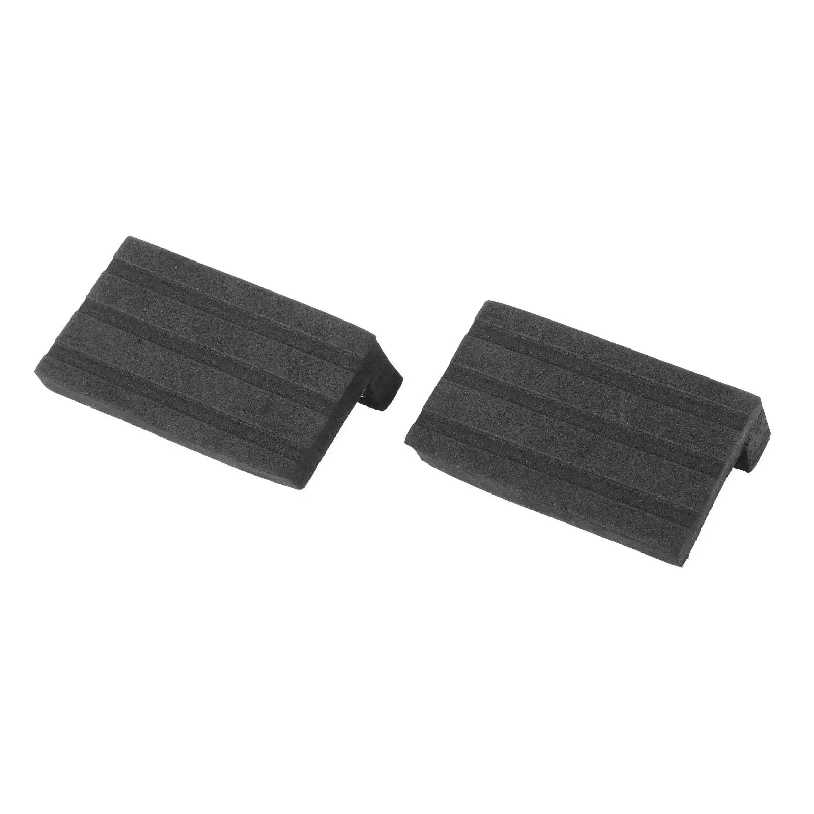 2 Packs Bass Pads Non Slip Fixed Floor Anti-Slip Cotton Drum Kit Accessories Black Hoop Protector