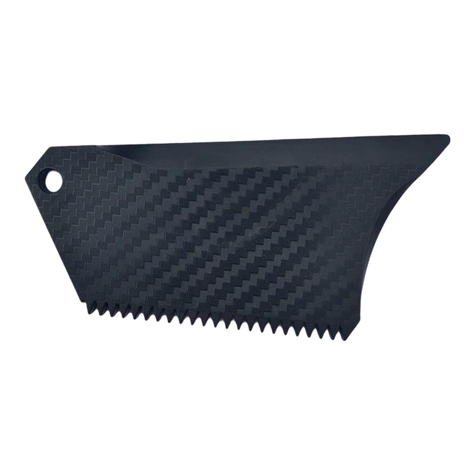 Portable Surfboard Wax Comb Black Cleaner Tool Keychain Hole Remover Accessory PP for Cleaning Surfboard Longboard Maintenance