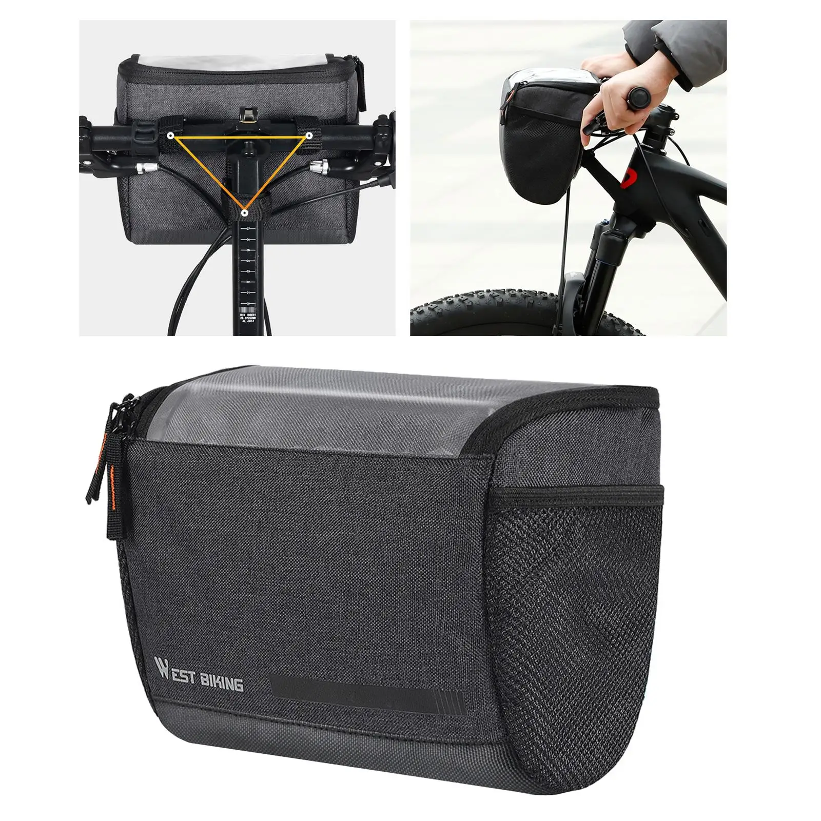 Bicycle Bag Insulated Trunk Cooler Pack Cycling Bicycle Rear Rack Storage Luggage Pouch MTB Bike Pannier Shoulder Bag