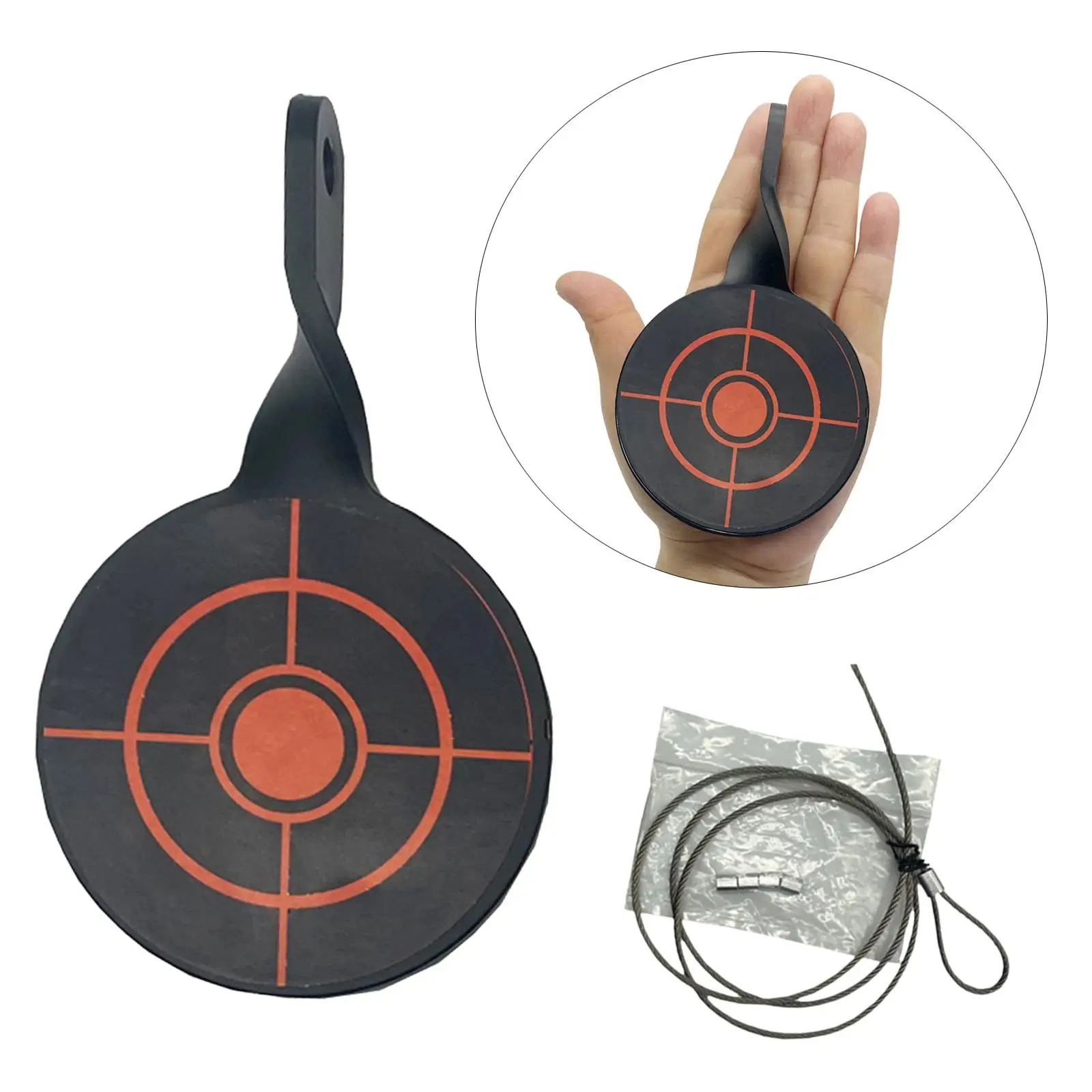Resetting Targets with 10Pcs Stickers and Spots for Outdoor, Range, and Hunting Diameter 8cm