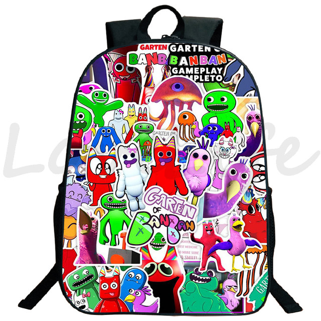 Garten de banban impresso mochila classe jardim jogo alunos da escola  primária e secundária 44cm saco de escola das crianças brinquedos presentes