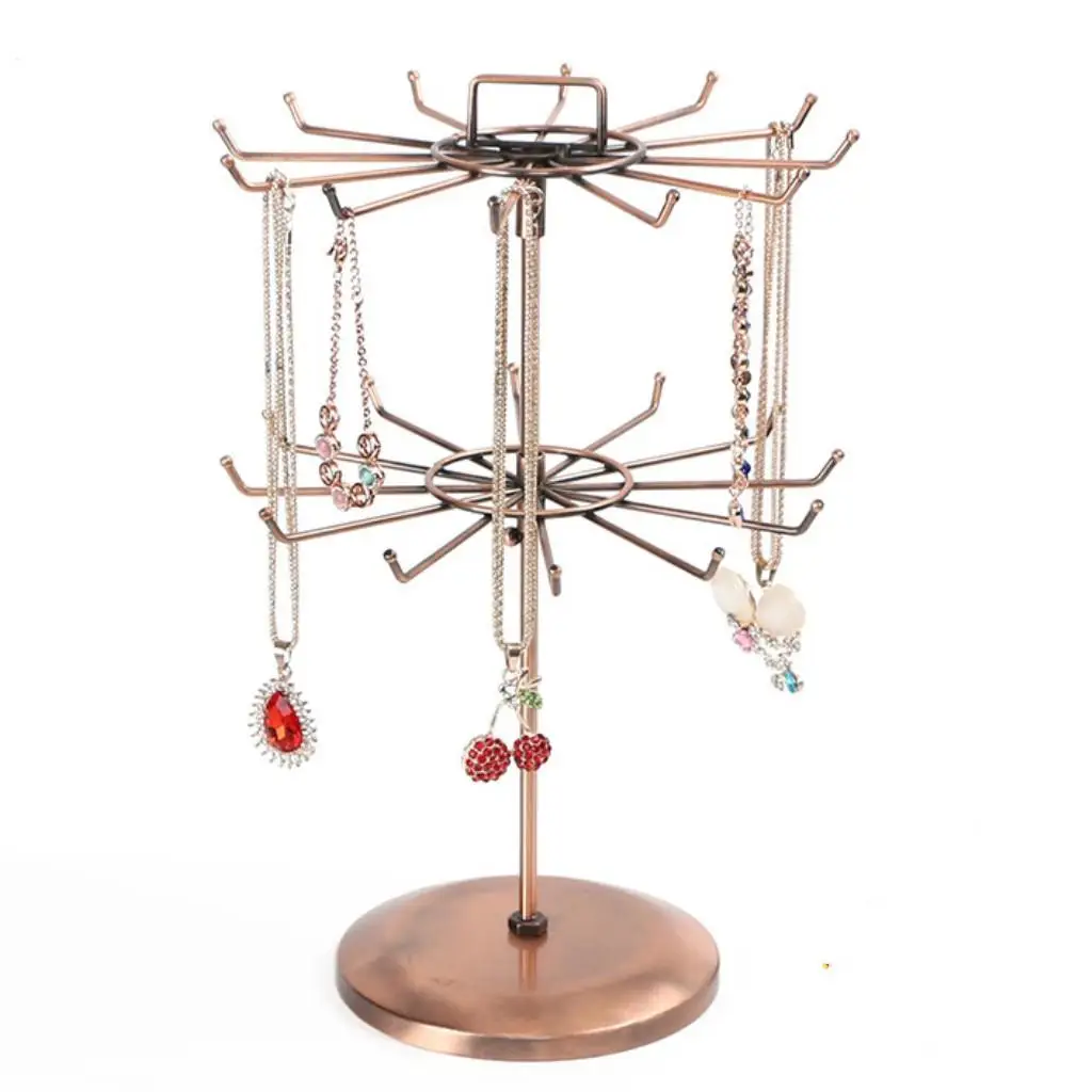 Rotating -Layer Jewelry Display Stand for Necklace Bracelet Bracelet