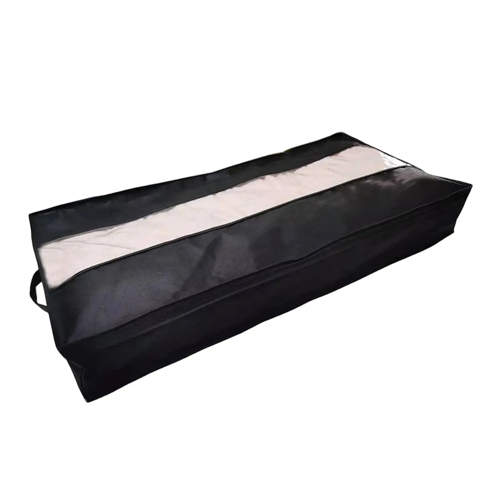 Comforter Storage Bag See through Front Panel Large Capacity and Sturdy Zipper for Comforters Quilts Blankets Clothing Linen