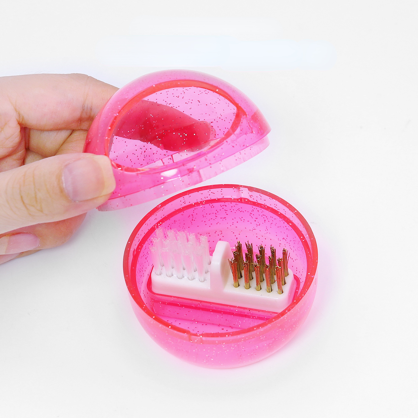 Best of Nail Drill Bit Cleaning Brush Copper Wire Remove Dust Cleaning Case Soft Hard Drill Grinding Head Brush Cleaner Nail Art Tools Reviews & Tips - Image 4