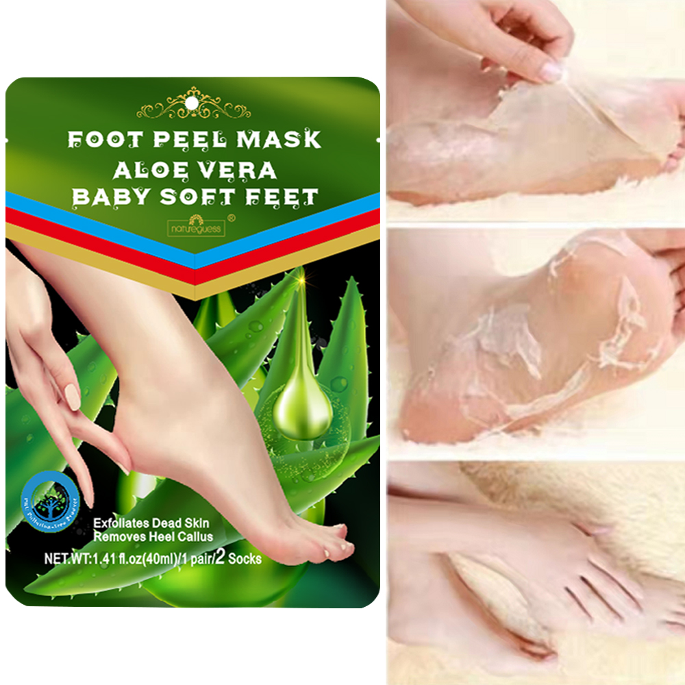 Best of 1 Pair / 2PCS Exfoliating Foot Peeling Mask Pedicure Socks Scrub For Repair Dead Skin Remove Peel Off Care Korean Cosmetic 40Ml Reviews & Tips - Image 2