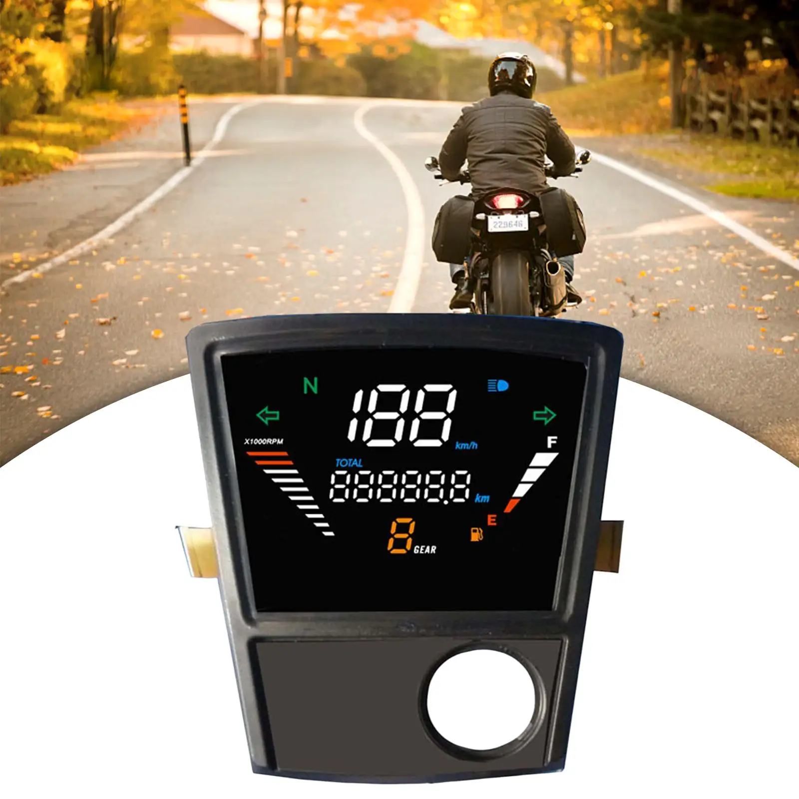 Motorcycle Speedometer LED Digital Display for C70 GB0J Spare Parts