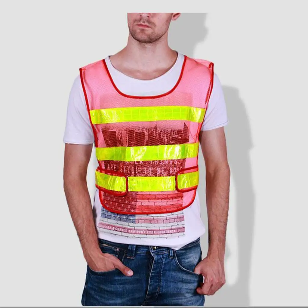 Mesh Safety Reflective Vest Perfect for Running, Jogging, Walking, Construction, Cycling, Motorcylcle Riding