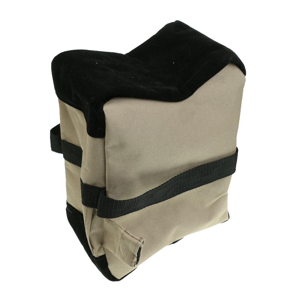 Large Shooting Sand Bag Set Bench Rest Range Gear Front Rear Bag - Unfilled