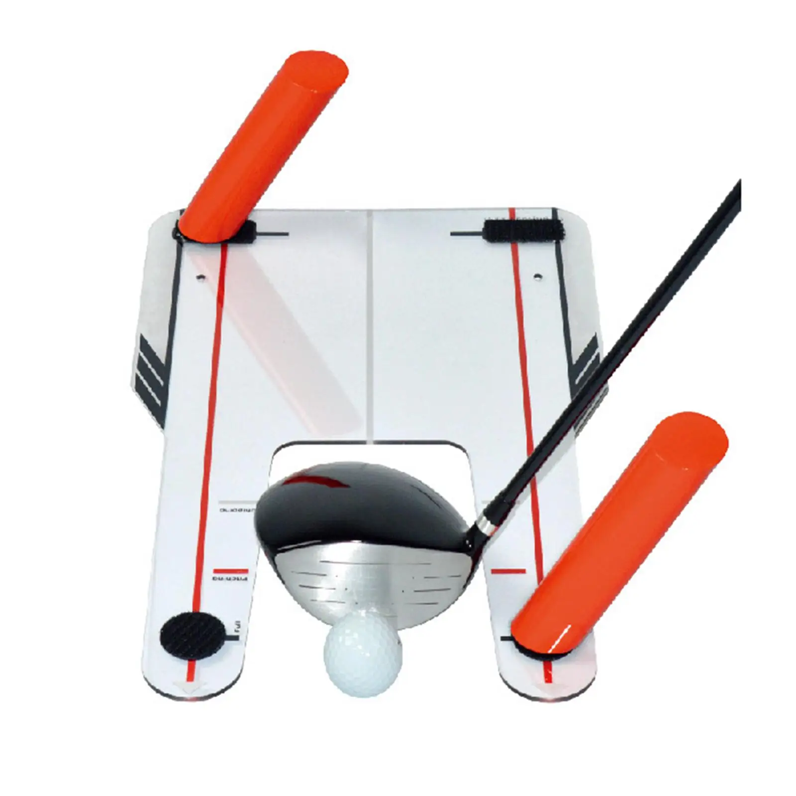 Golf Putting Alignment Mirror Golf Training Aid Practice for Home Backyard