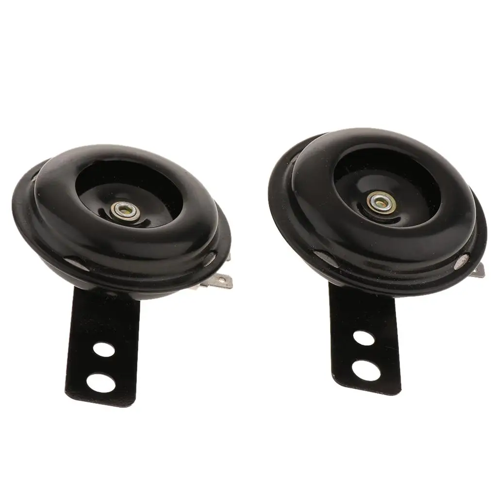 12V  Black Super Loud Compact Electric Blast  Horn for Car Truck SUV