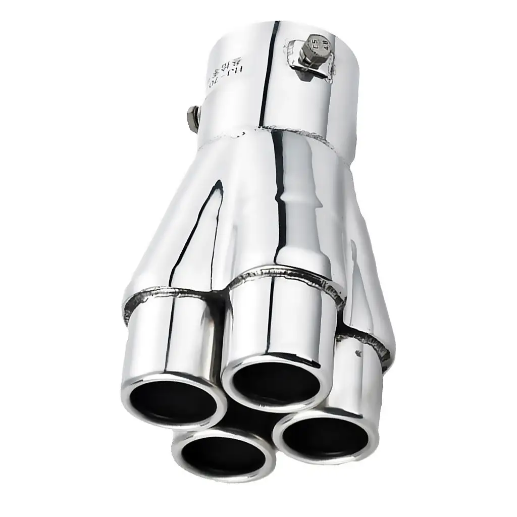 57mm Car Exhaust  Tail Tip  Stainless Steel 155mm