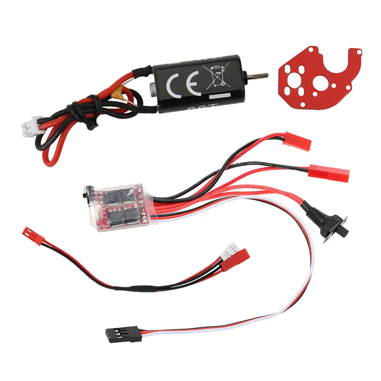 Waterproof 66T Speed Controller W/ 30A Motor for 1:24 Axial SCX24 Axi90081 Trucks DIY