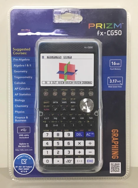 Casio FX-CG50 Graphing Calculator - Black for sale online