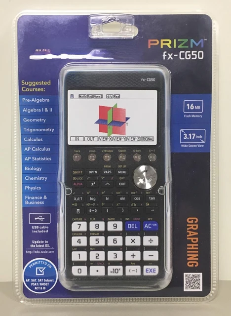  Casio FX-CG50 Graphic Calculator, Battery : Office Products