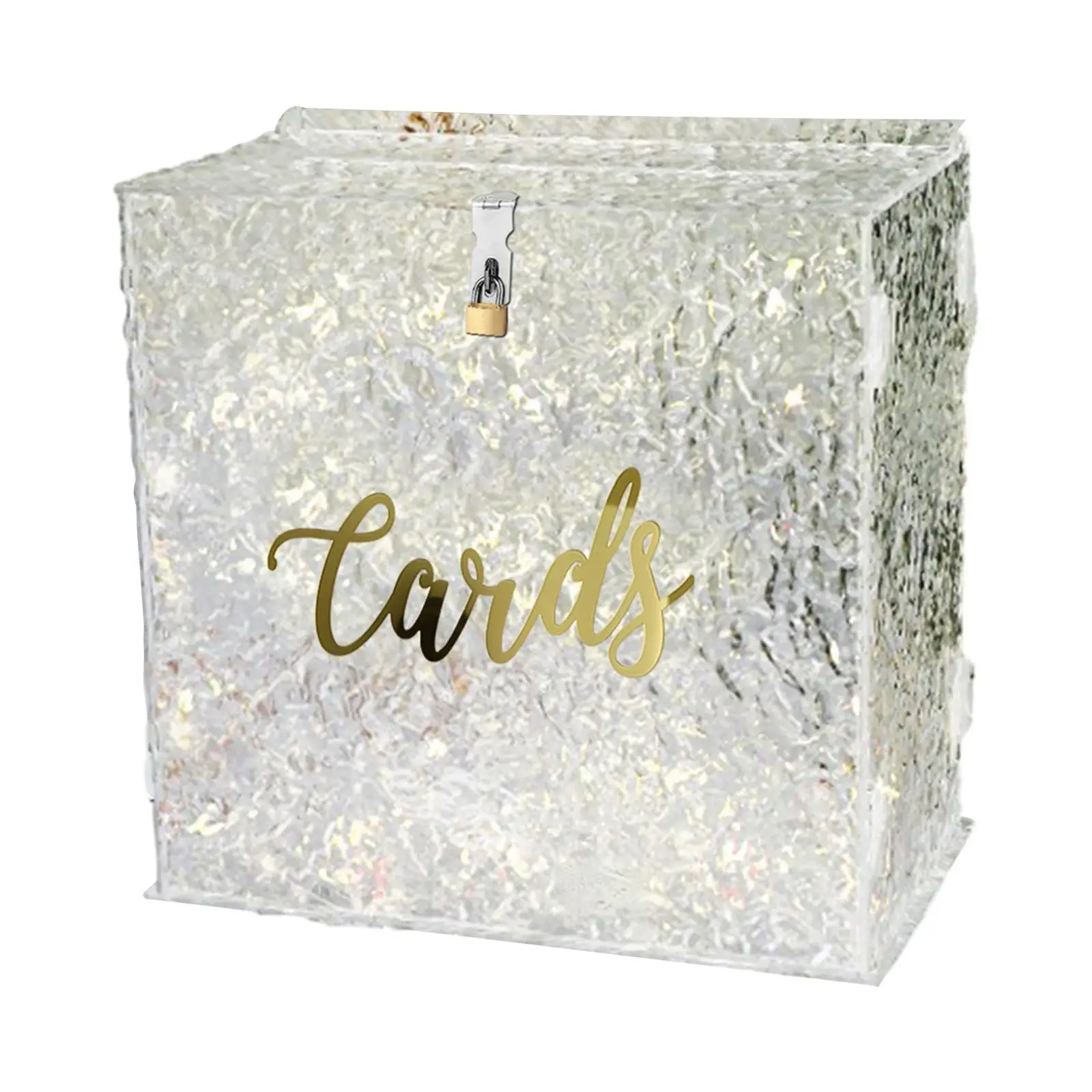 Acrylic Wedding Cards Boxes Party Favors Greeting Card Box Acrylic Card Box for Reception Graduation Anniversary Party Wedding