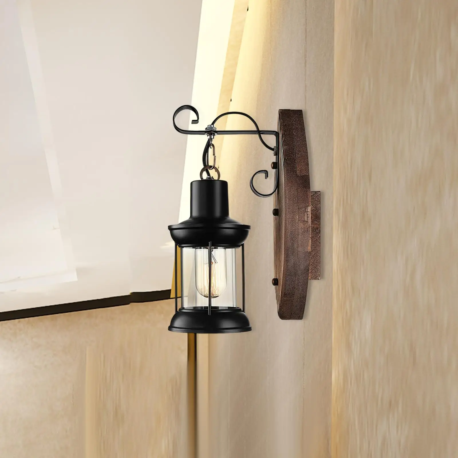 Vintage Style Wall Mount Sconce Lamp Wall Sconce Lighting Creative Pendant E27 for Bedside Kitchen Stairway Home Bedroom