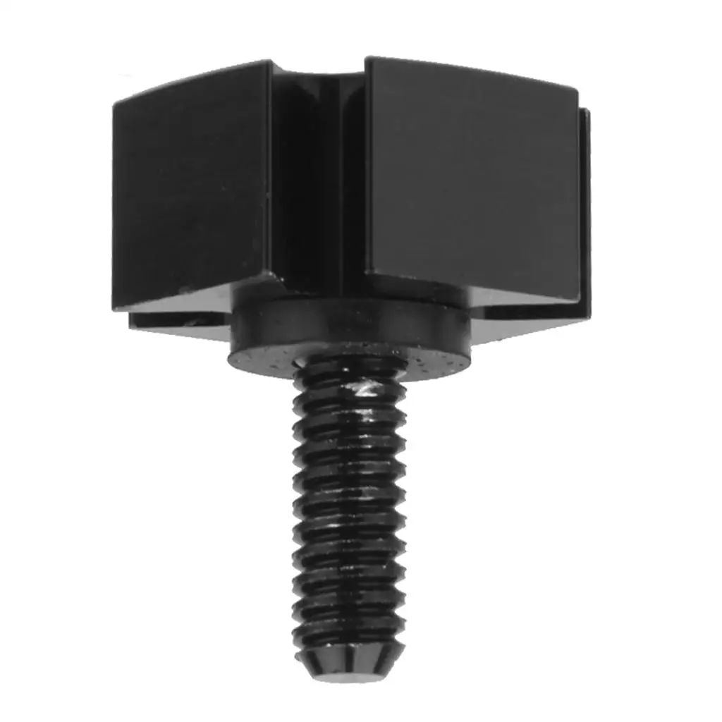 Replacement 1/4 `` Aluminum Black  Seat Bracket Screw Screw Cap for