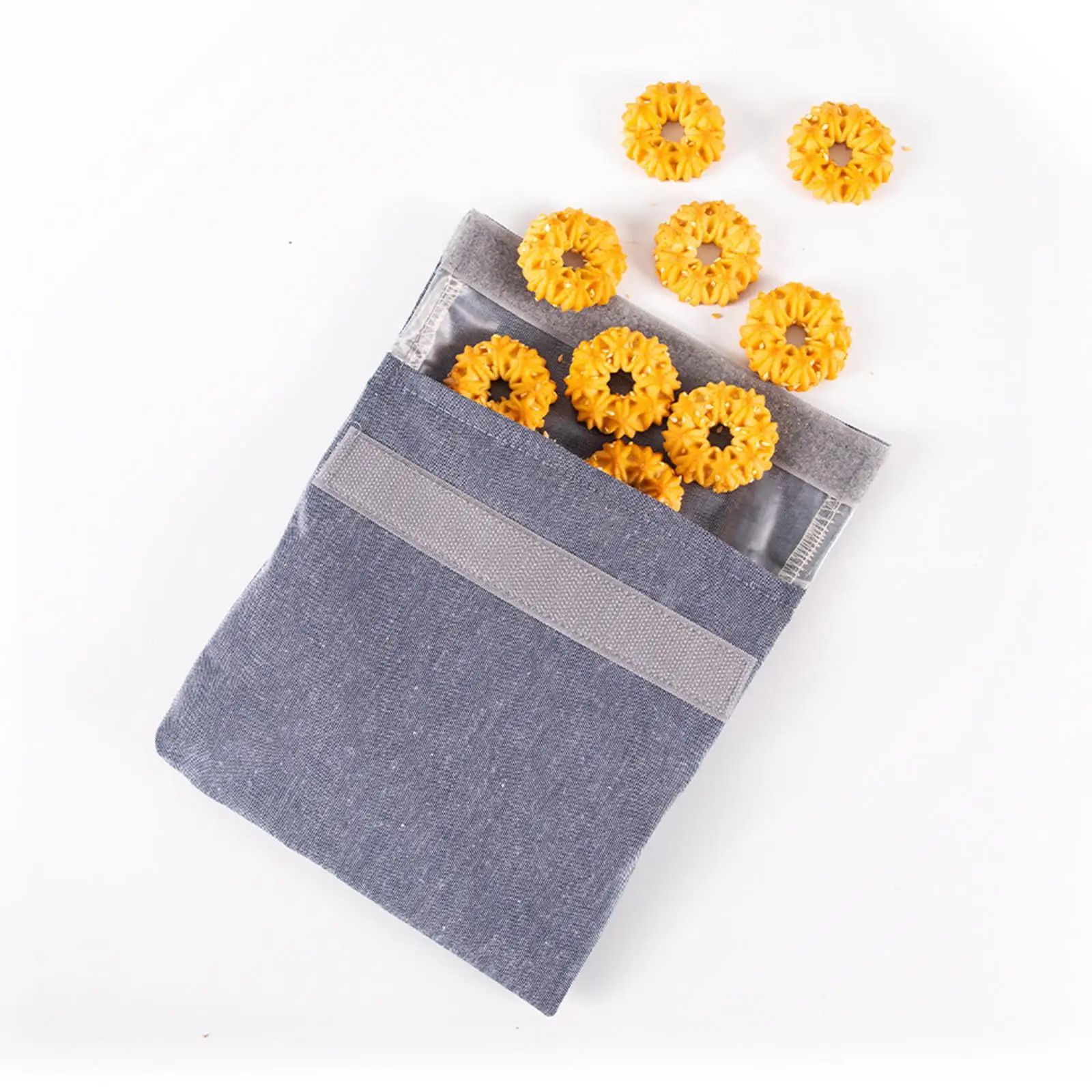 Fabric snack storage bag Fruit Storage Pouch Container Reusable Washable Multifunctional Sandwich Bag Food Storage Bag for