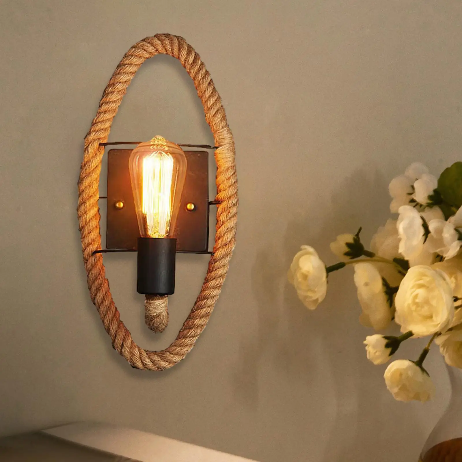 Retro Industrial Wall Sconce Creative Unique Wall Lights Fixture Retro Wall Mount Light for Hallway Balcony Dining Room Indoor
