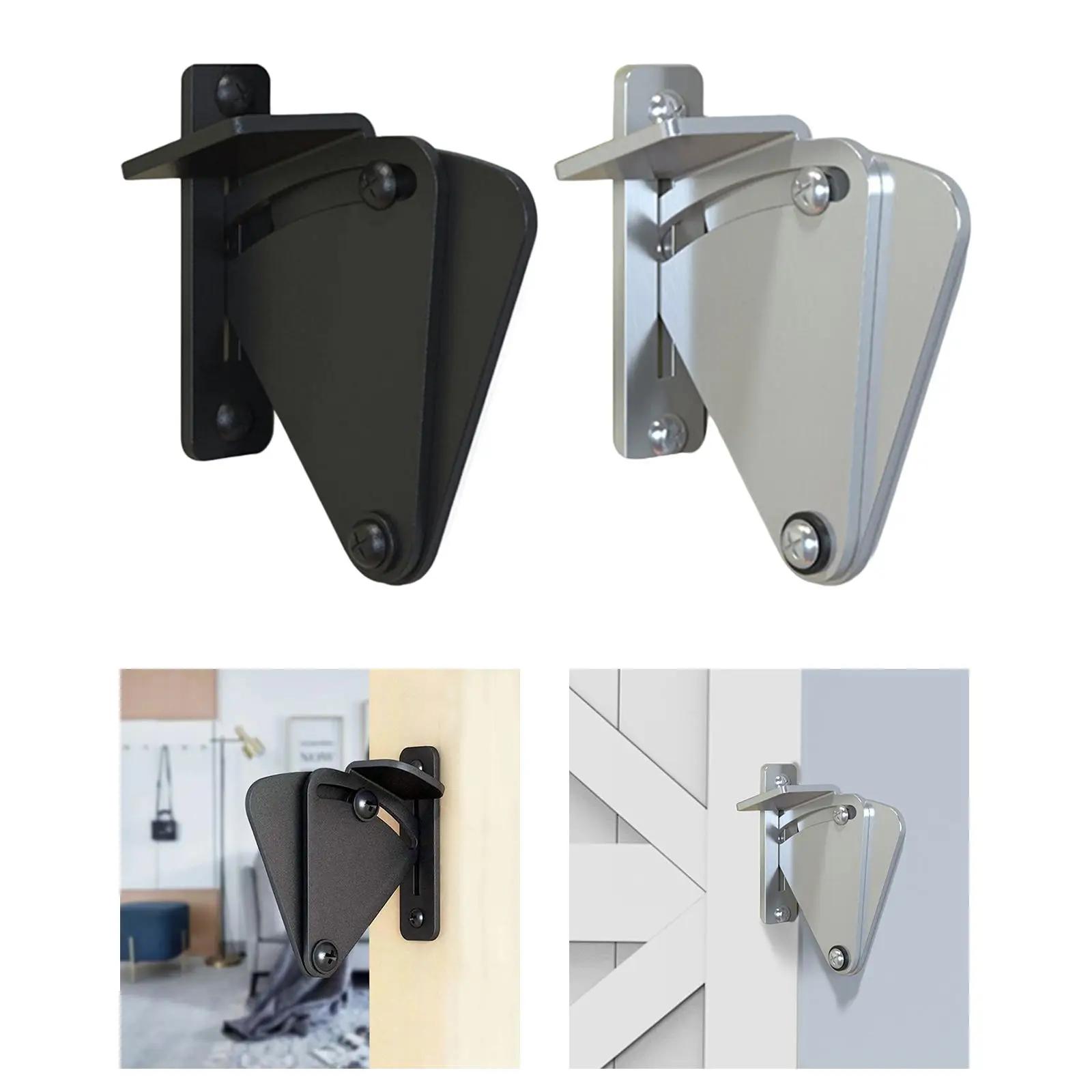 1Set Sliding Barn Door Lock Door Buckle Privacy Latch Furniture Hardware for Latch Hasp Bedroom Bathroom Hardware Accessories