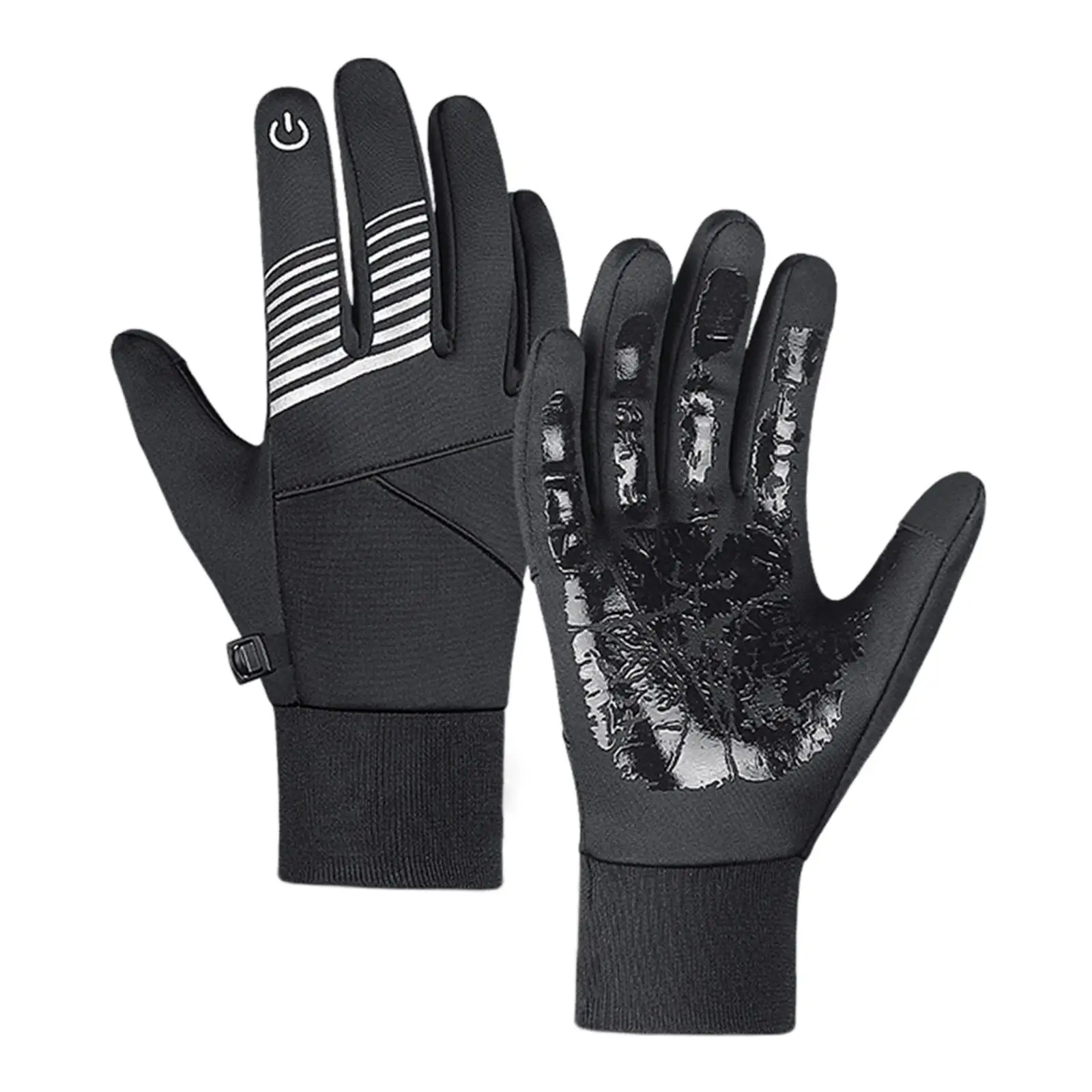 Winter Gloves Waterproof Wear Resistant Non Slip Palm for Skating