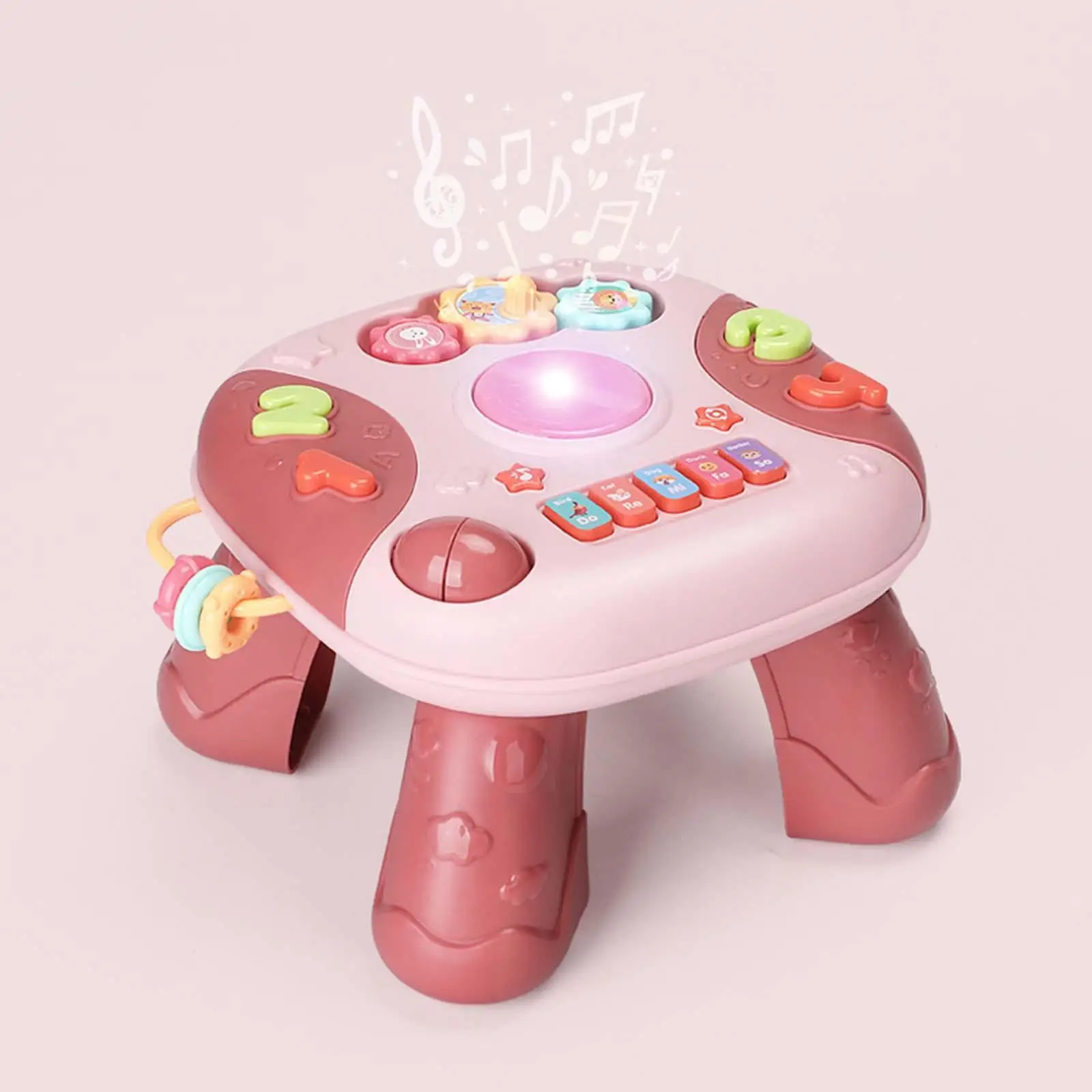 Musical Learning Table Early Education Activity Toy with Light for Infants Children