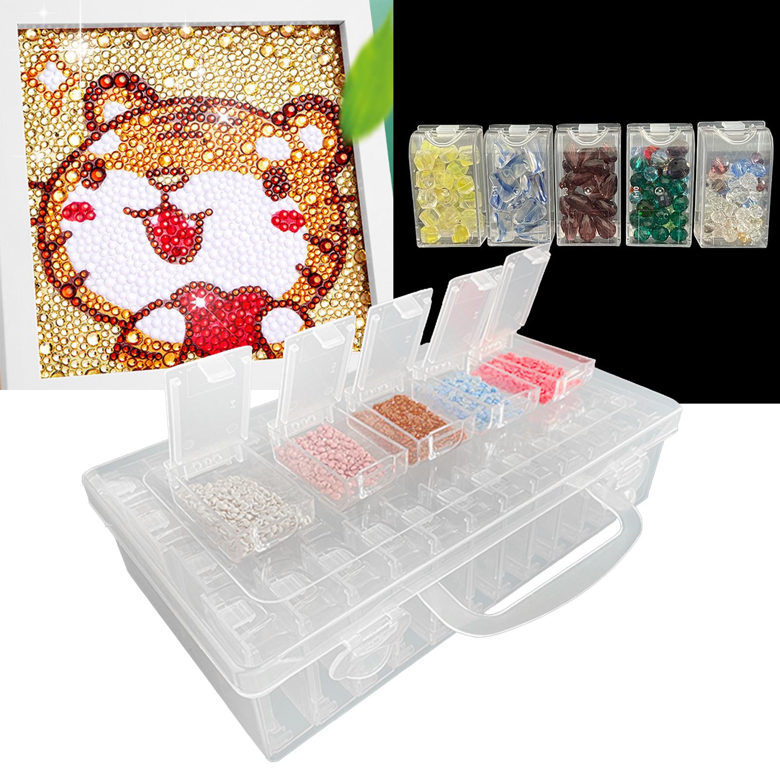 Embroidery Bead Storage Containers Set Diamond Bead Storage Container for Bead Jewellery