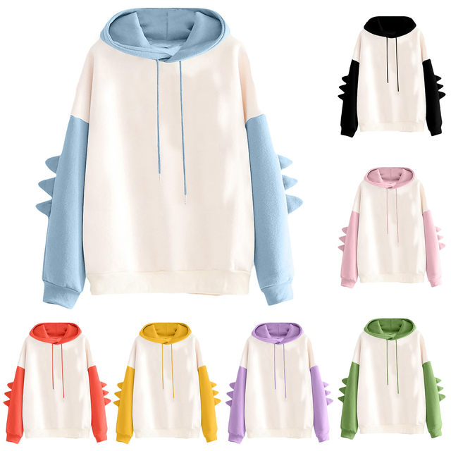 素晴らしい価格 Hoodie Dinosaur Women Sweatshirt Fashion Cartoon Oversized Clothing