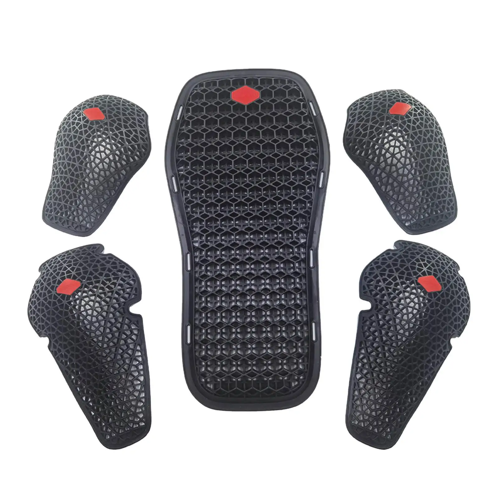 5Pcs TPE    Pads  Gear Flexible Elbow  Armour Portable Jacket Inserts for Riding for Men Women