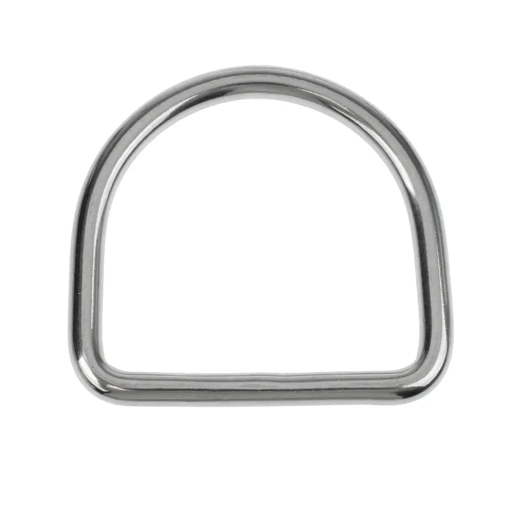 Metal D Ring For Belt Buckles Handbag Dive Belt Accessories Harness