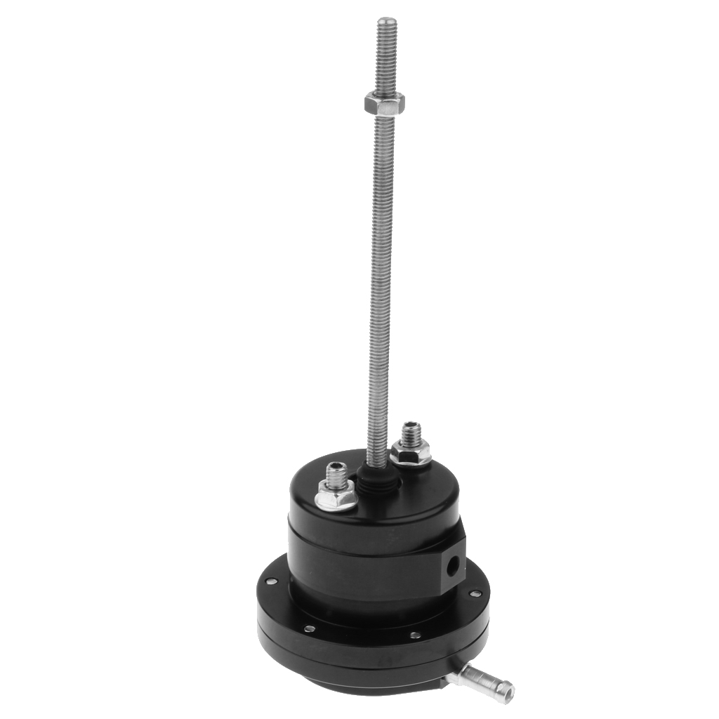 Turbo Adjustable Wastegate Actuator Universal w/ 6 x spring & 4 x Rod Black