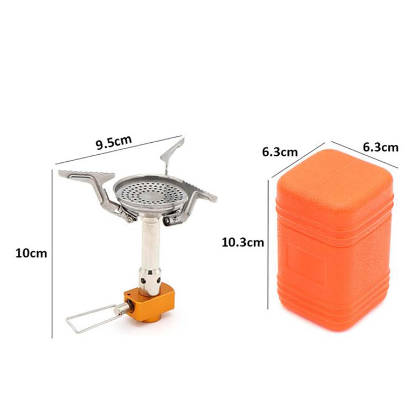 Camping gas Burner Folding Mini Stove Cookware Supplies Cooking Tool Lightweight for Backpacking Outdoor Hiking Cooking