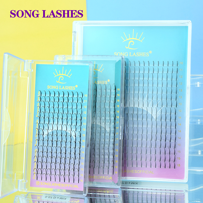 Best of SONG LASHES Wispy Spikes Promade Fack Eyelashes Extension 16 Rows Pure Darker Black Lashes Professional Makeup Tools Reviews & Tips