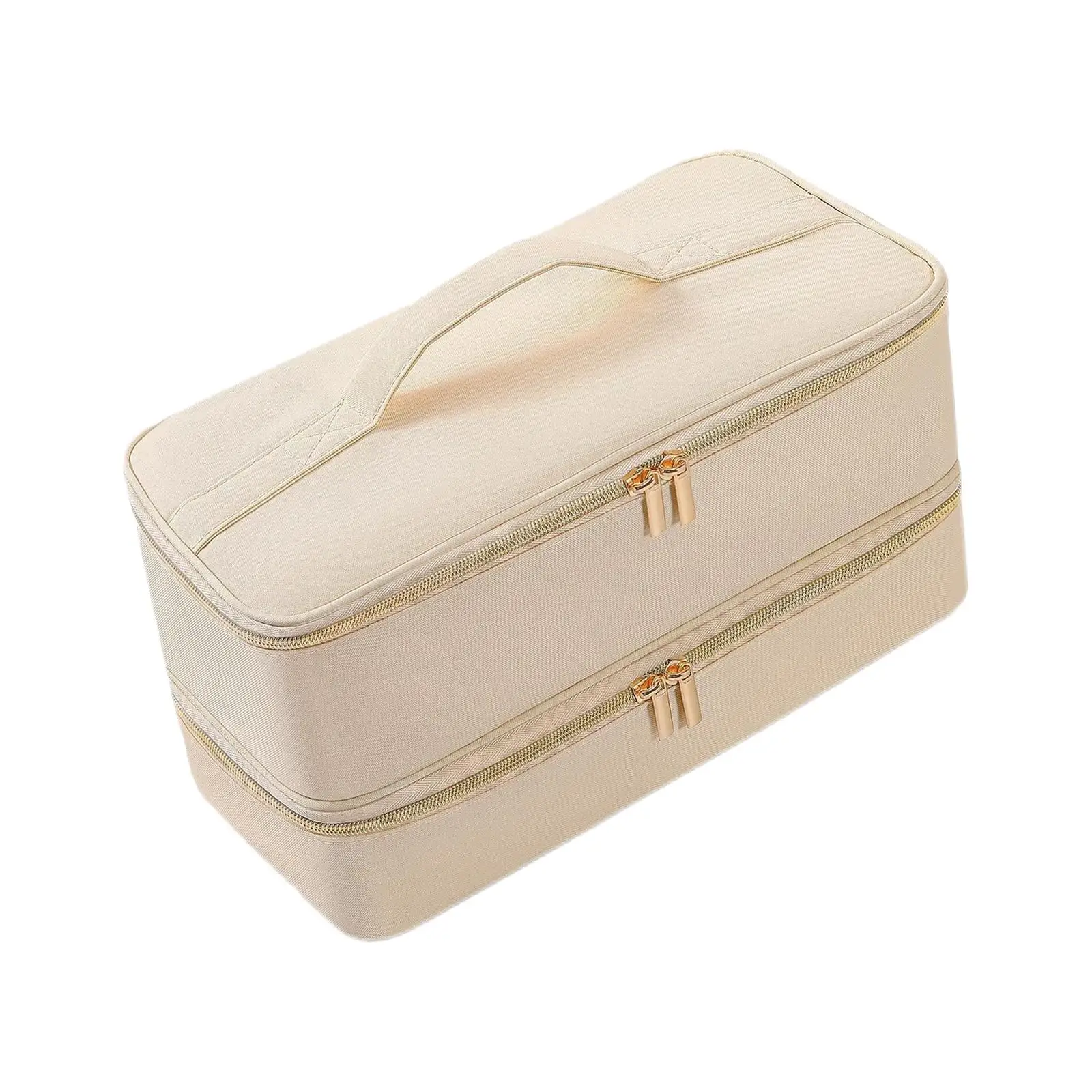 Double Layer Travel Carrying Case Hair Curler Tool Double Layer Travel Case for Hair Dryer Brush Travel Hair Curler Accessories