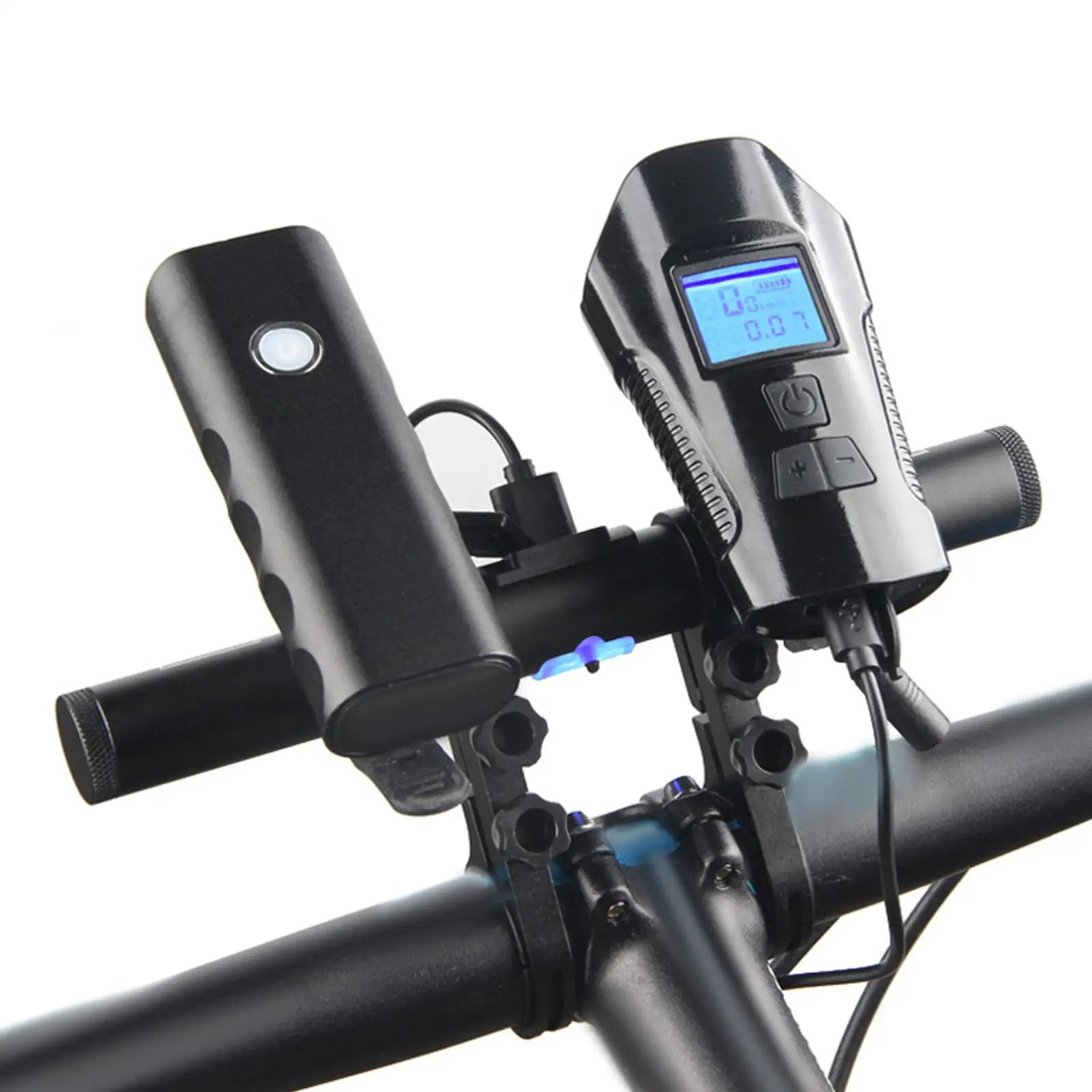 Rechargeable Bicycle Handle Bar Extension Holder Rod USB Charging Bike Handlebar