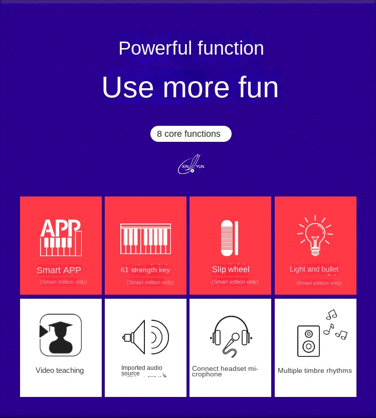 Title 14, Flexible Musiktastatur Midi-Controller 61 Taste...