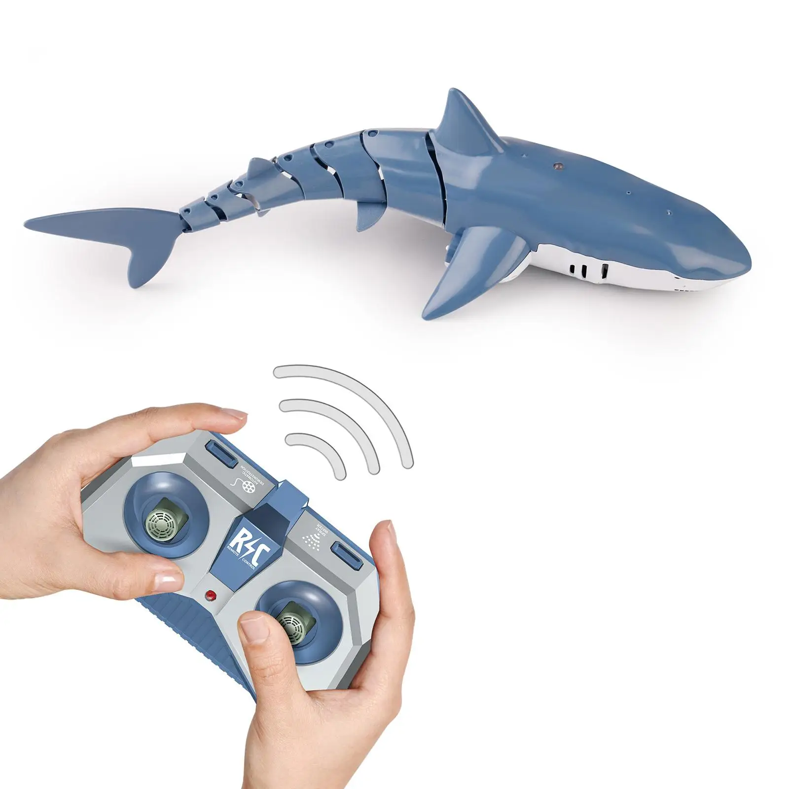 RC Shark Boat  Remote Control  Boat  Shark Animal for Swimming Pool Bathroom Toy  Gifts for Adults 