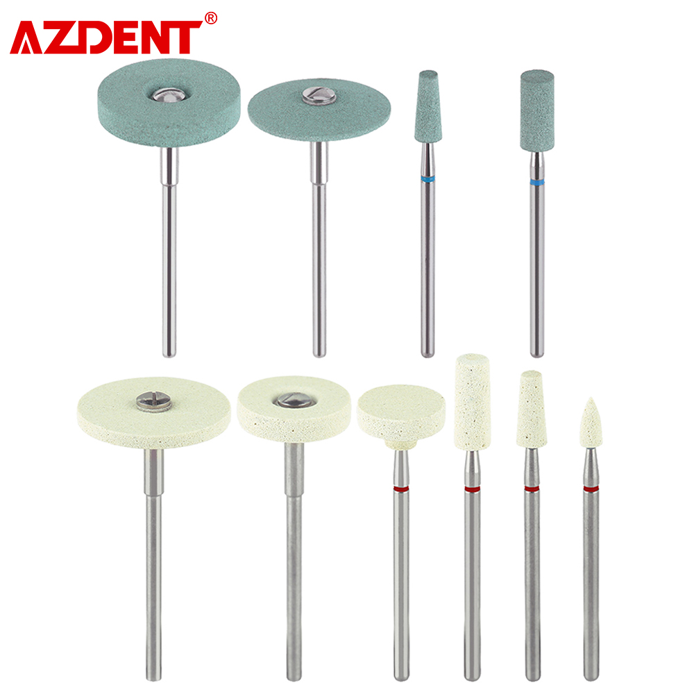 Best of AZDENT Dental Lab Polisher Ceramic Diamond Grinding Head Stone Grinder Zirconia Ceramics Crowns Polisher 2.35mm Quick Polishing Reviews & Tips