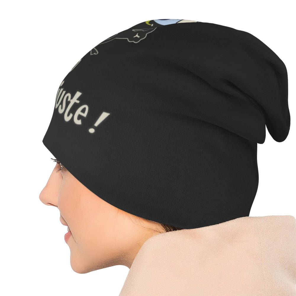 Anime Kawaii Schwarz Huhn Kappe Calimero Mode Herbst Winter Outdoor Skullies Beanies Hut Sommer Warme Multifunktions Motorhaube Hut – Detail 9