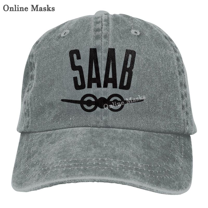 Saab Hut Trucker Mesh Baseball Kappe Vintage Racing Caps Auto Logo Snapback Hüte – Detail 6