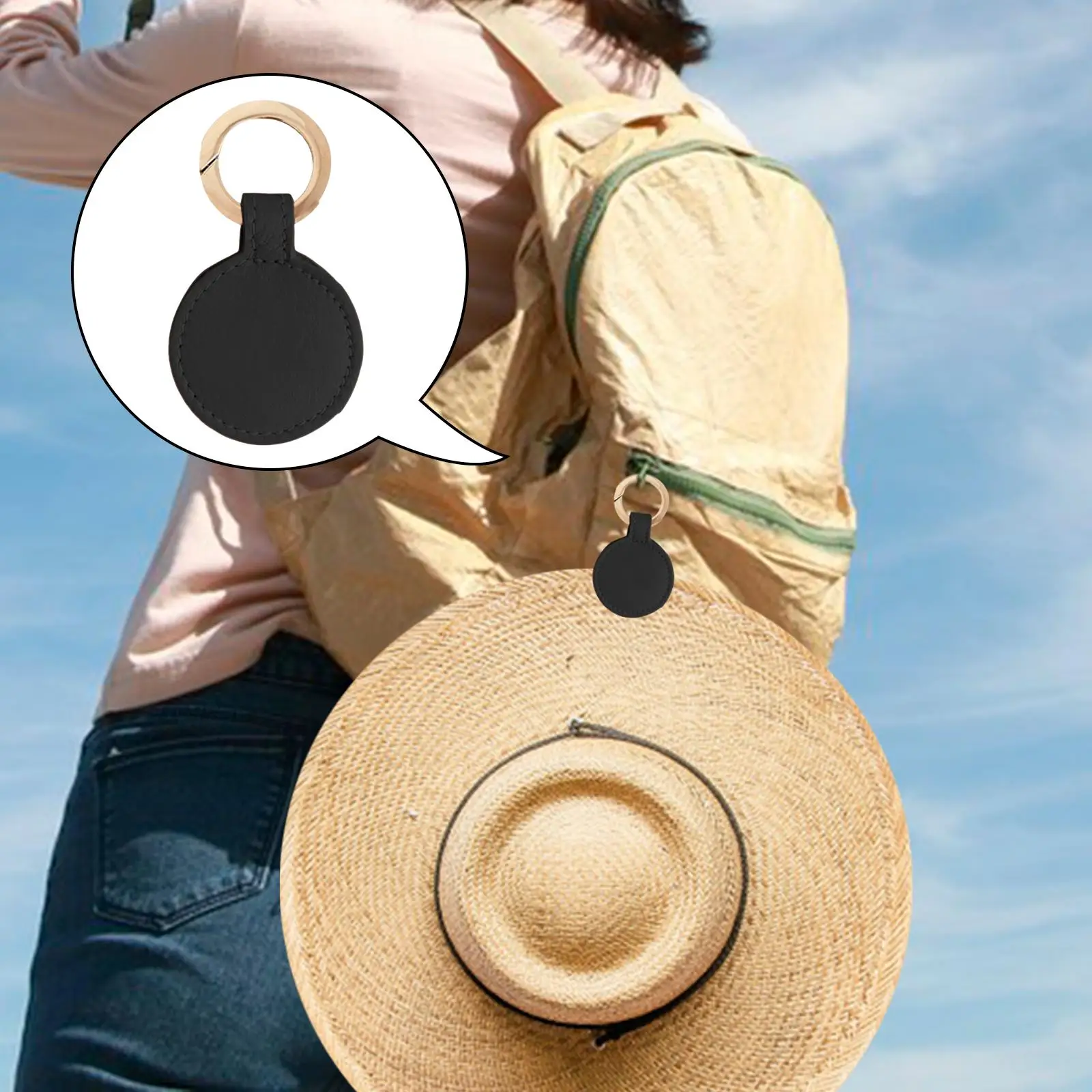Clip on Holder on Bag Cap Clip Hat Keeper Clip Magnetic Hat Clip for Wide Brim Hats Towel Baseball Hats Outdoor Traveling Helper