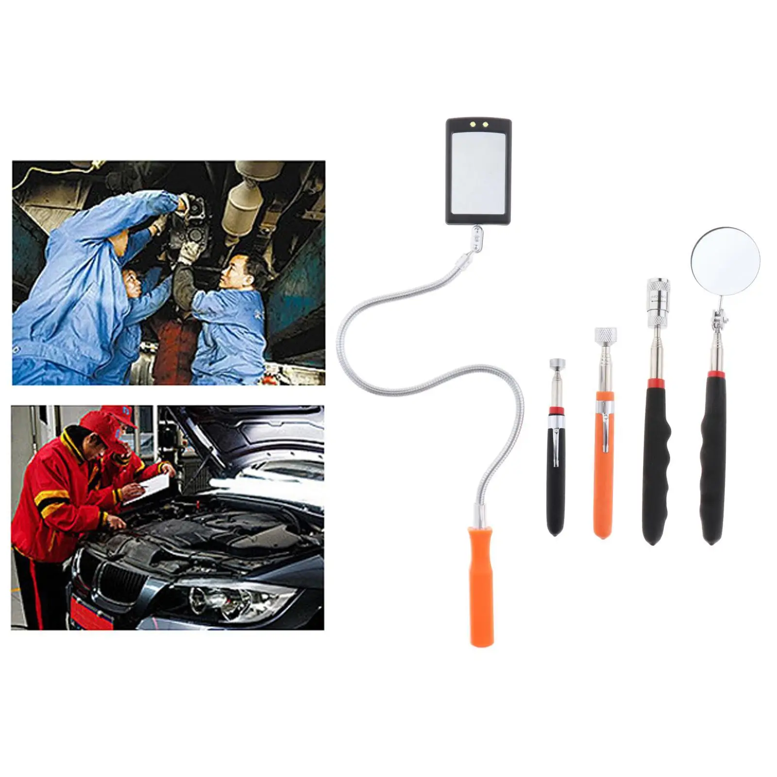Magnetic Telescoping Pick-Up Tool Kit Auto Repair Detector for Areas Boyfriend