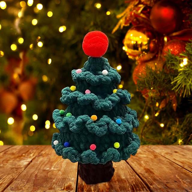 Christmas Tree Crochet Kit Christmas House Diy Knitting Set Unfinished  Handmade Material Package For Beginners Girls Boys - AliExpress