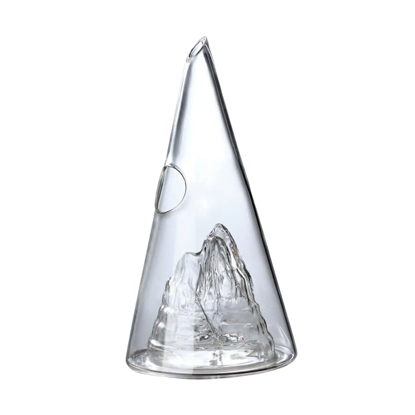 Creative Glass Decanter Transparent Spout Decanter for Desktop Kitchen