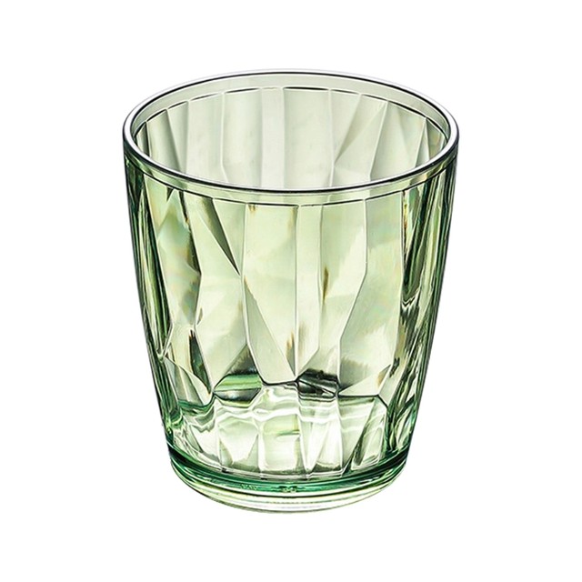 AkoaDa 310ML Acrylic Drop Resistant Water Cup Unbreakable Drinking Glasses  Plastic Cups Perfect for Gifts(Transparent)