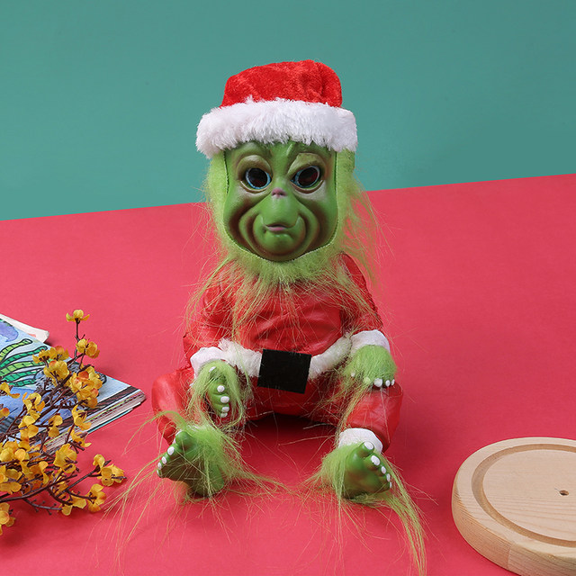 christmas grinch stuffed toy