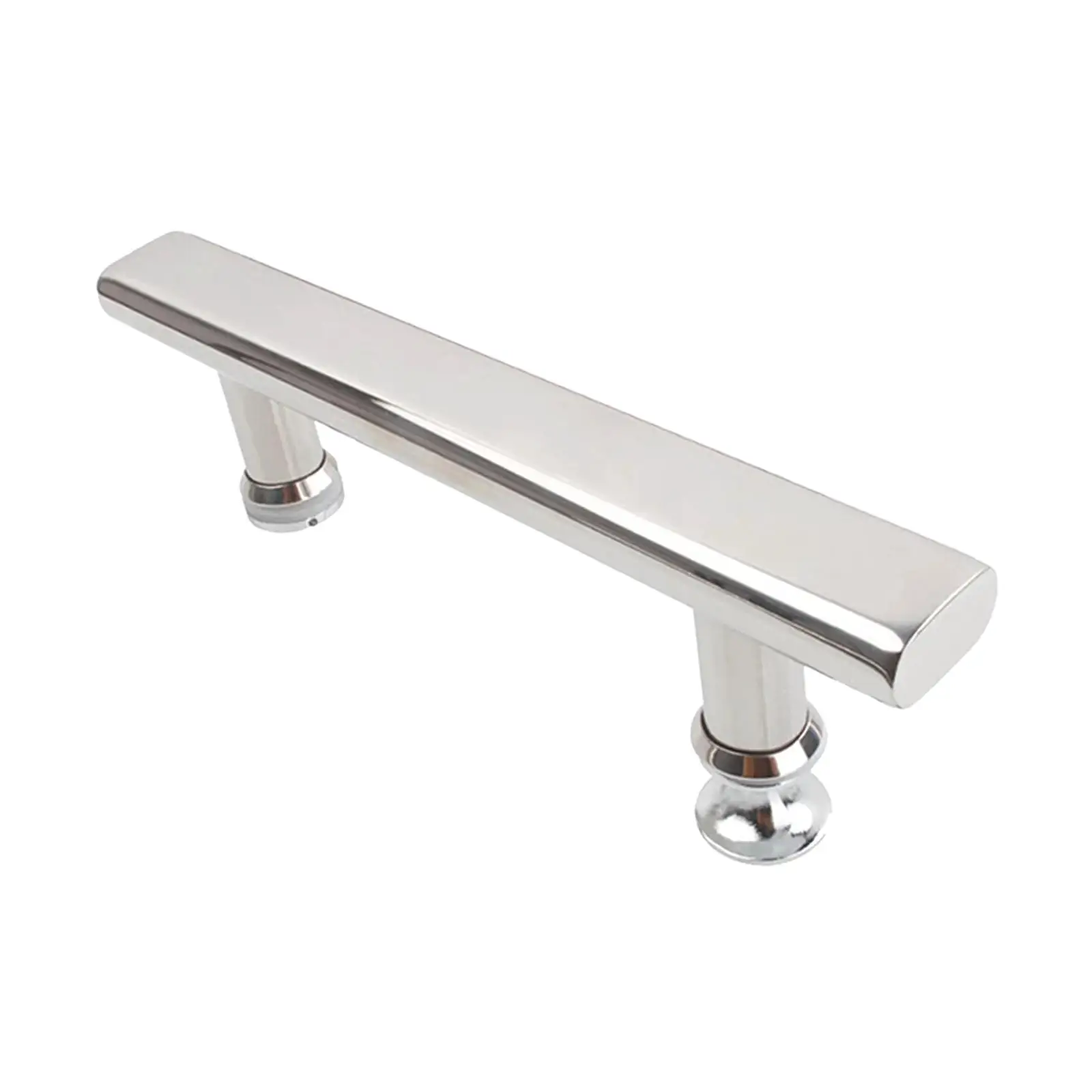 Stainless Steel Push Pull Door Handle Glass Door Bathroom Easy to Install Hardware Pull Handle for Bedroom Barn Door Kitchen