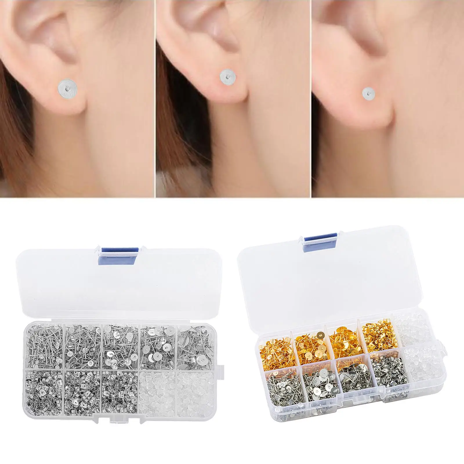  Earrings Flat-Bottomed  Kit for Jewelry Making DIY Crafting